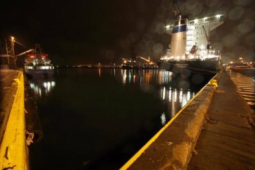 Sundahöfn við upptökustað